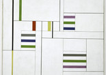 Alfredo Hlito. Ritmos cromáticos III (Chromatic Rhythms III). 1949. Oil on canvas, 39 3/8 × 39 3/8" (100 × 100 cm). The Museum of Modern Art, New York. Gift of Patricia Phelps de Cisneros through the Latin American and Caribbean Fund