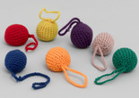 J.L. Hammett Co. Gift 1: Balls, Kindergarten. 1898. Material based on the educational theories of Friedrich Froebel, Wool. 2" (5.1 cm) each. Gift of Lawrence Benenson