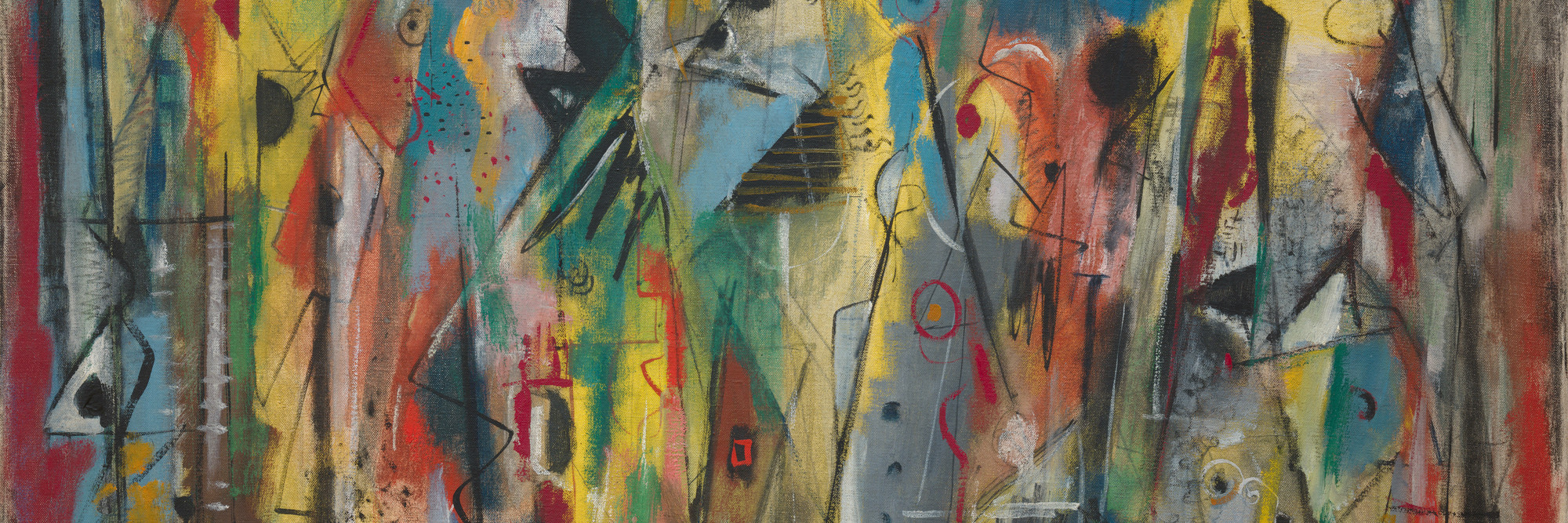 Norman Lewis, Phantasy II, 1946. Oil on canvas, 28 1/8 x 35 7/8" (71.4 x 91.2 cm). Gift of The Friends of Education of The Museum of Modern Art. Photo: John Wronn