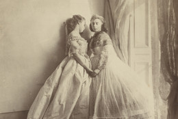 Clementina, Lady Hawarden. Grace Maude and Clementina Maude. c. 1863. Albumen silver print, 9 1/8 x 8 15/16" (23.2 x 22.8 cm). Photo: John Wronn