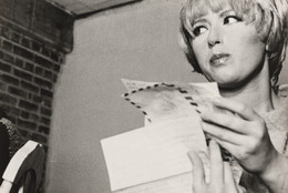Cindy Sherman. Untitled Film Still #5. 1977. Gelatin silver print, 6 3/4 × 9 7/16" (17.2 × 24 cm). Horace W. Goldsmith Fund through Robert B. Menschel. © 2021 Cindy Sherman. Photo: John Wronn