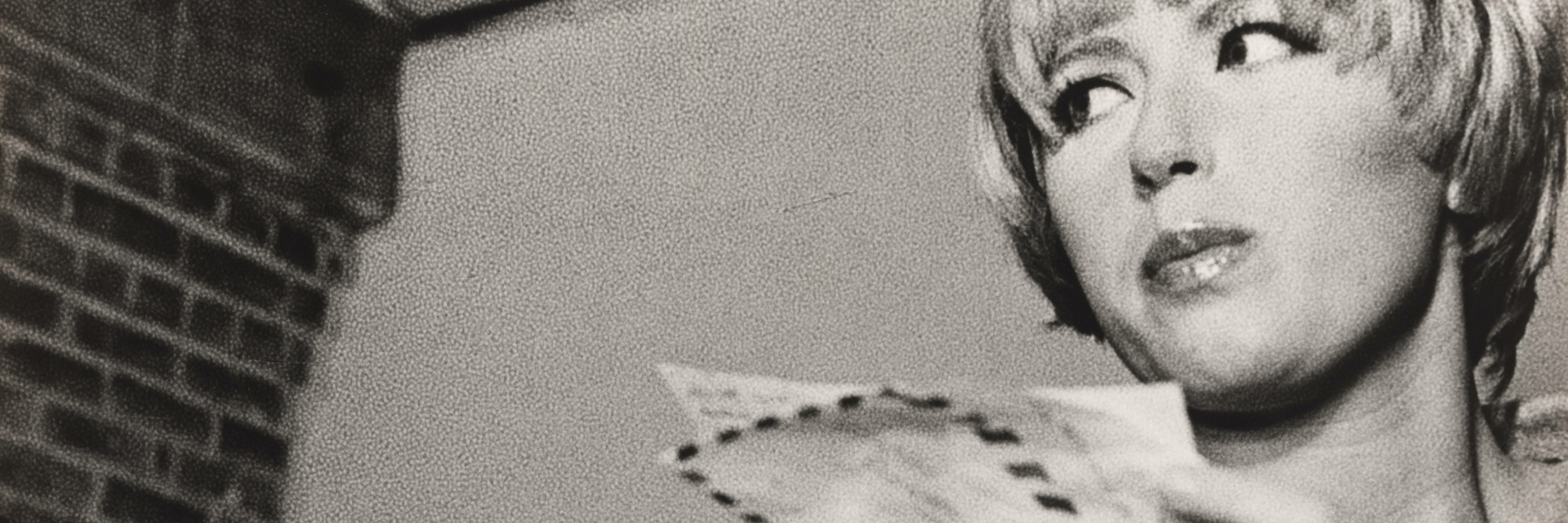 Cindy Sherman. Untitled Film Still #5. 1977. Gelatin silver print, 6 3/4 × 9 7/16" (17.2 × 24 cm). Horace W. Goldsmith Fund through Robert B. Menschel. © 2021 Cindy Sherman. Photo: John Wronn