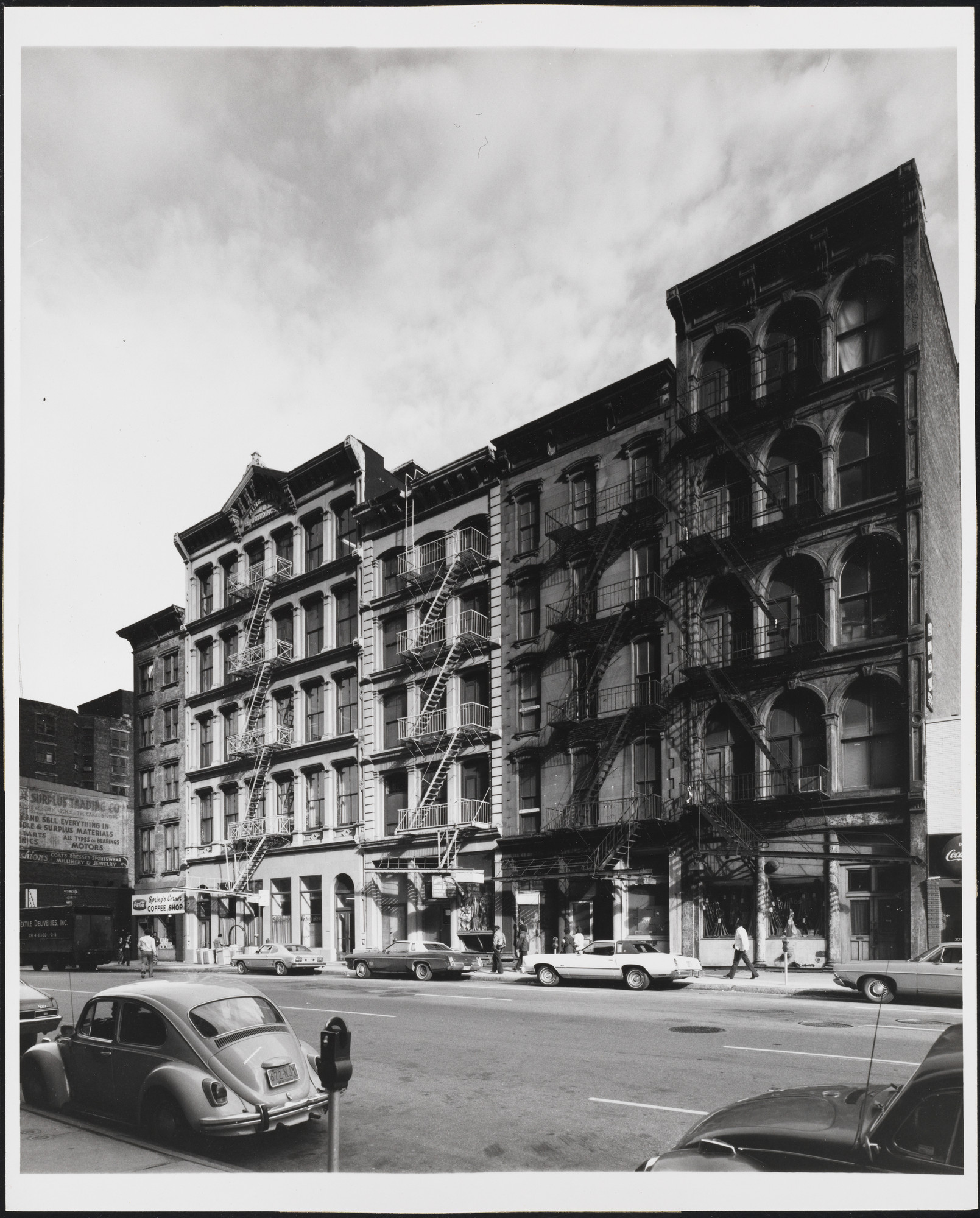 Edmund V. Gillon. Church Street between Lispenard and Walker Streets. c. 1975. Museum of the City of New York