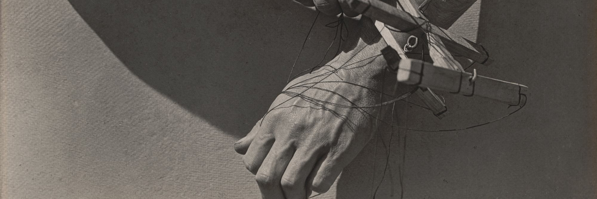 Tina Modotti. Hands of Marionette Player. 1929. Gelatin silver print, 7 1/2 × 9 1/2" (19 × 24.1 cm). Anonymous gift