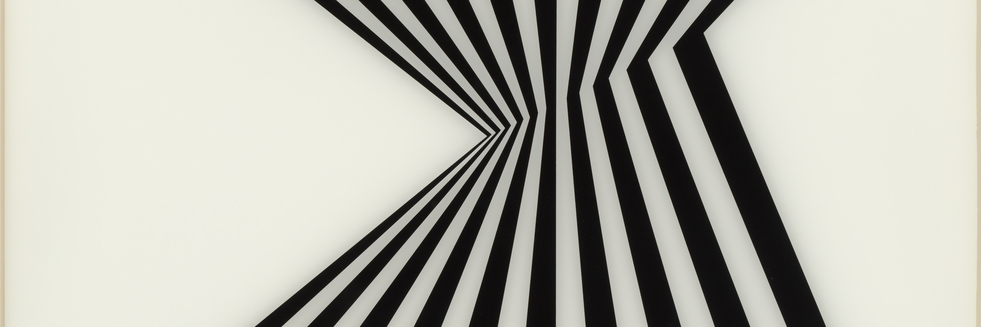 Bridget Riley. Untitled (Fragment 1) from Fragments. 1956, screenprint on plexiglass, composition: 18 3/8 x 25" (46.7 x 63.5 cm); sheet: 26 1/2 x 33" (67.3 x 83.8 cm). Edward John Noble Foundation Fund. © 2021 Bridget Riley. Digital Image © 2020 MoMA, N.Y.