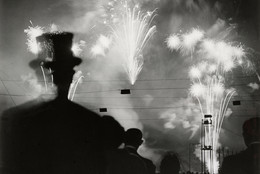 Brassaï (Gyula Halász). Fireworks on the Night of Longchamp. 1936. Gelatin silver print, 19 5/8 × 15 15/16" (49.9 × 40.5 cm). David H. McAlpin Fund. © Estate Brassaï-RMN