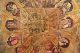 Kamala Ibrahim Ishag. Untitled. 1980/1990. Oil on canvas, 70 7/8 × 69 11/16" (180 × 177 cm). Gift of Marie-Josée and Henry R. Kravis in honor of Jean Pigozzi. © Kamala Ibrahim Ishag