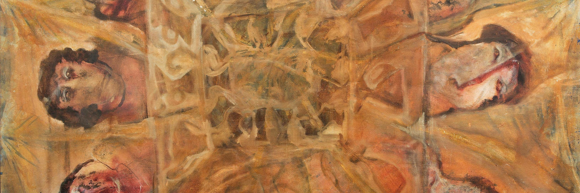 Kamala Ibrahim Ishag. Untitled. 1980/1990. Oil on canvas, 70 7/8 × 69 11/16" (180 × 177 cm). Gift of Marie-Josée and Henry R. Kravis in honor of Jean Pigozzi. © Kamala Ibrahim Ishag