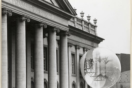 Brigitte Hellgoth. Oasis no. 7, Documenta 5, Kassel, Germany. 1972. Gelatin silver print, 7 1/16 × 9 7/16" (18 × 23.9 cm). Committee on Architecture and Design Funds