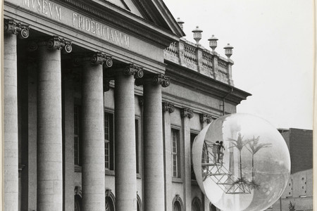 Brigitte Hellgoth. Oasis no. 7, Documenta 5, Kassel, Germany. 1972. Gelatin silver print, 7 1/16 × 9 7/16" (18 × 23.9 cm). Committee on Architecture and Design Funds
