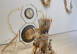 Installation view of the gallery "Guadalupe Maravilla: Luz y Fuerza" in the exhibition "Collection 1970s–Present,” October 30, 2021 - October 30, 2022. The Museum of Modern Art, New York. Digital Image ©️ 2021 The Museum of Modern Art, New York. Photo by David Almeida