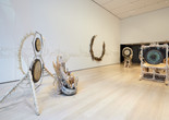 Installation view of the gallery "Guadalupe Maravilla: Luz y Fuerza" in the exhibition "Collection 1970s–Present,” October 30, 2021 - October 30, 2022. The Museum of Modern Art, New York. Digital Image © 2021 The Museum of Modern Art, New York. Photo by David Almeida
