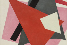 Liubov Popova. Painterly Architectonic. 1917. Oil on canvas, 31 1/2 x 38 5/8" (80 x 98 cm)