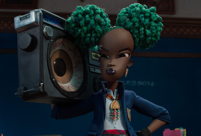 Wendell &amp; Wild. 2022. USA. Directed by Henry Selick. Courtesy Netflix