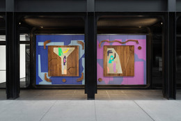 Installation view: The Modern Window: Caroline Kent, Museum of Modern Art, New York. October 29, 2022 - October 2023. Photo: Dan Bradica. Courtesy the artist and Casey Kaplan, New York.