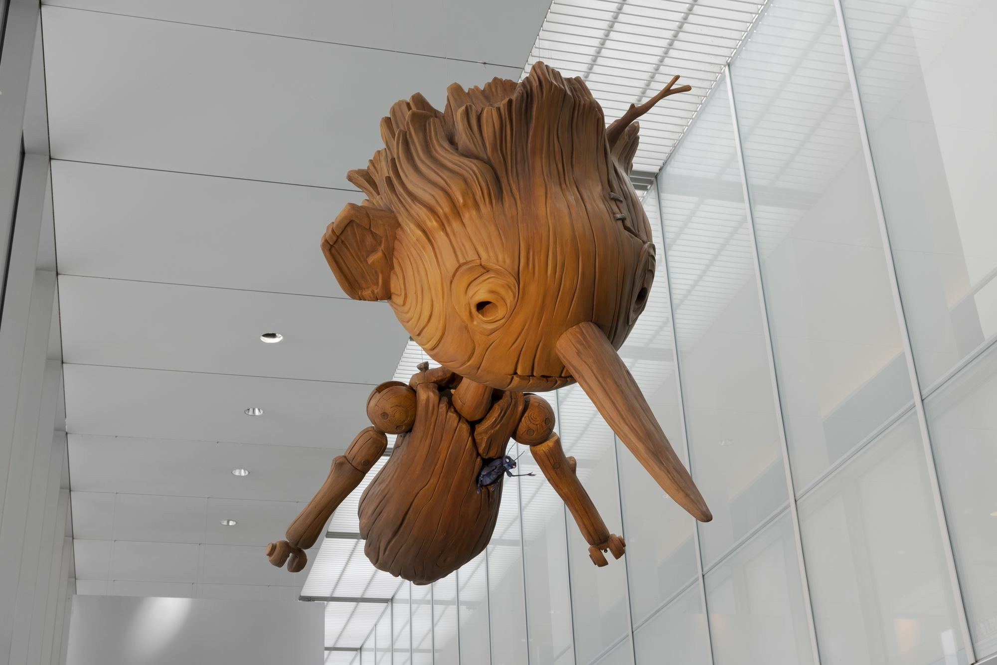 Installation view of *Guillermo del Toro: Crafting Pinocchio*, The Museum of Modern Art, New York, December 11, 2022 – April 15, 2023. © 2022 The Museum of Modern Art. Photo: Emile Askey