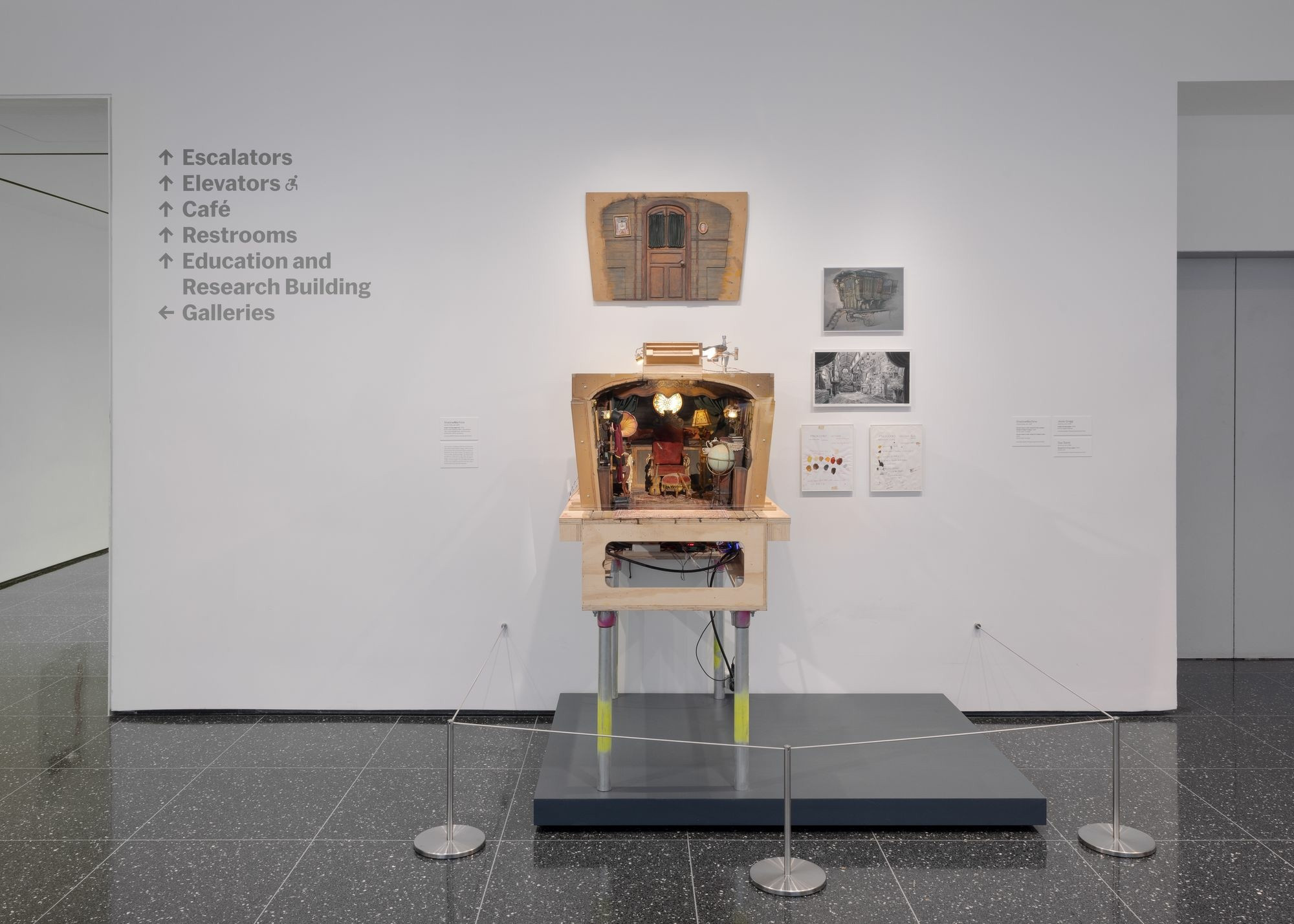 Installation view of *Guillermo del Toro: Crafting Pinocchio*, The Museum of Modern Art, New York, December 11, 2022 – April 15, 2023. © 2022 The Museum of Modern Art. Photo: Emile Askey