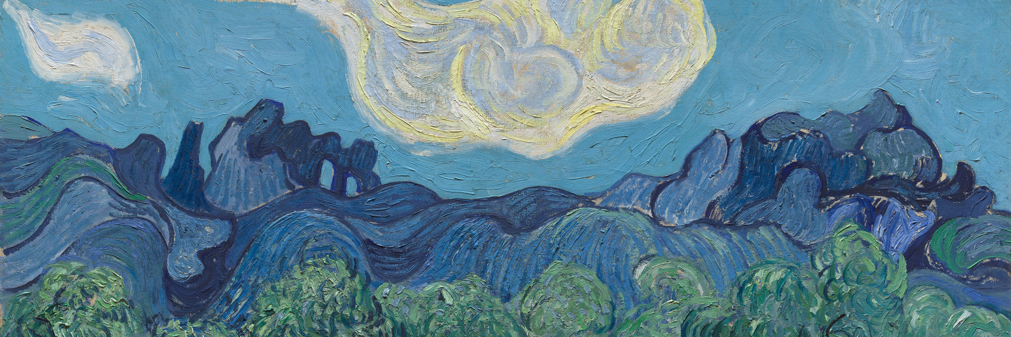 Vincent van Gogh. The Olive Trees. Saint Rémy, June-July 1889. Oil on canvas, 28 5/8 × 36" (72.6 × 91.4 cm). Mrs. John Hay Whitney Bequest