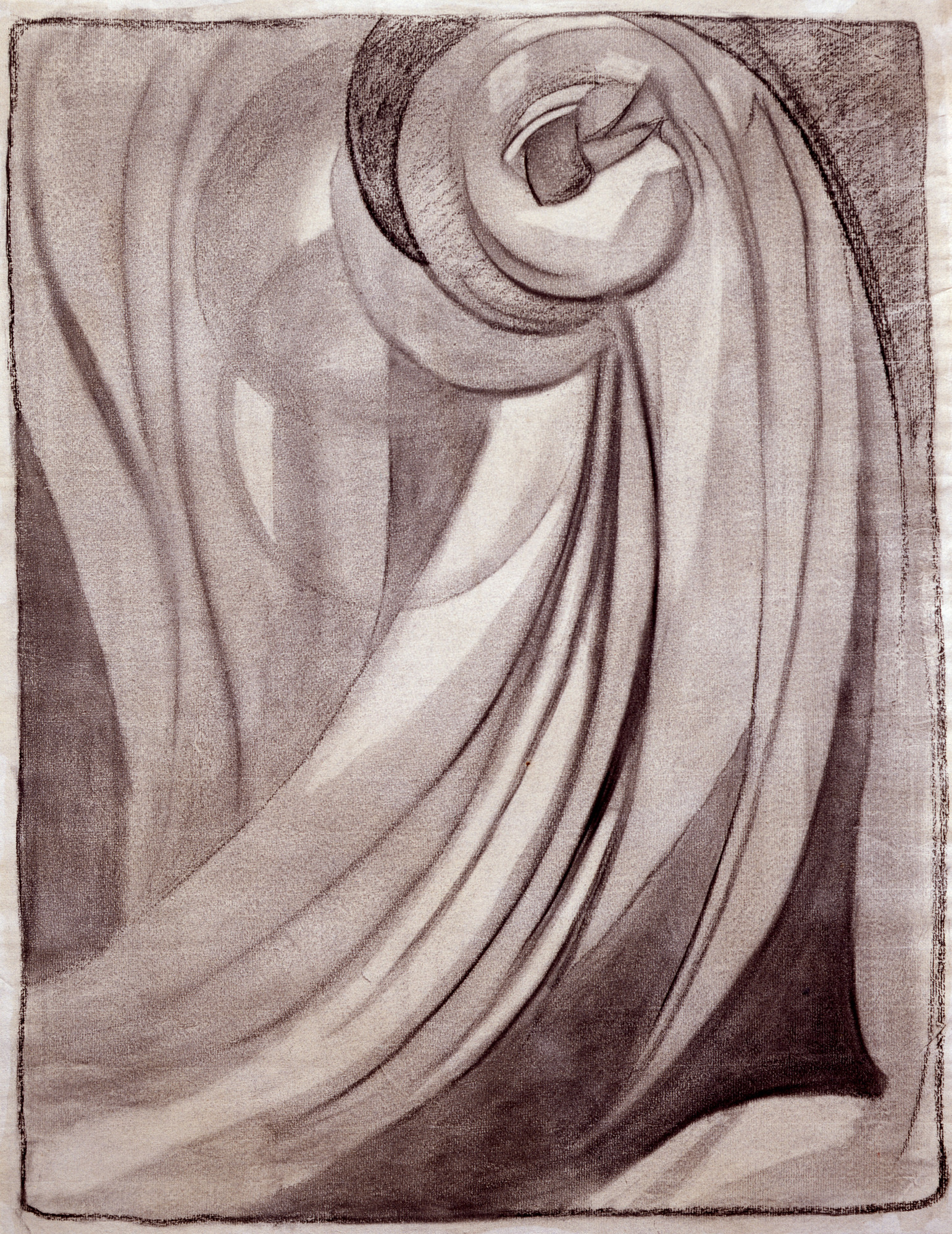 Georgia O’Keeffe. *Early No. 2*. 1915. Charcoal on paper: 24 × 18 1/2" (61 × 47 cm). The Menil Collection, Houston, Texas. Gift of The Georgia O’Keeffe Foundation