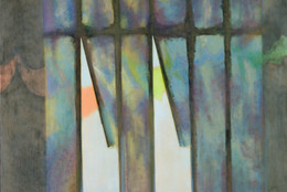 Loren MacIver. Skylight. 1948. Oil on canvas, 40 1/4 x 48 1/8" (102 x 122.1 cm). James Thrall Soby Bequest