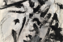 Saburo Murakami. Work. 1959. Synthetic resin paint on canvas, 72 x 58" (182.9 x 147.3 cm). Gift of Makiko Murakami and Tomohiko Murakami.