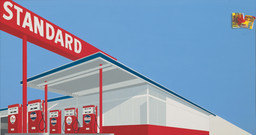 Standard Station, Ten-Cent Western Being Torn in Half