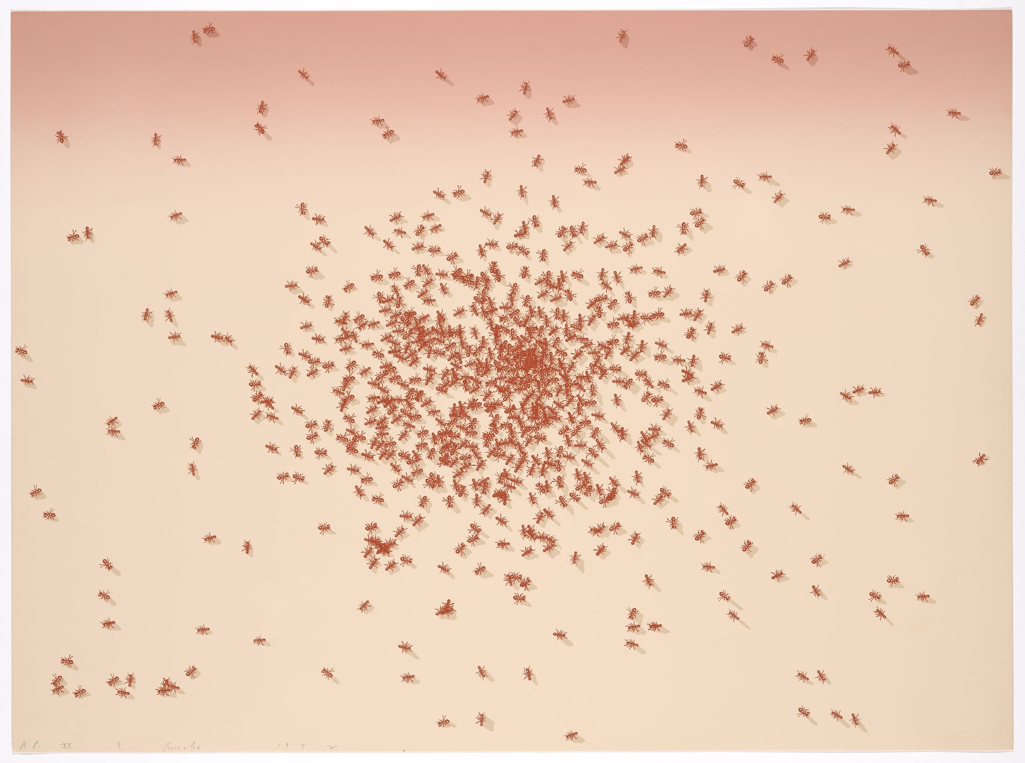 *Swarm of Red Ants* from *Insects*