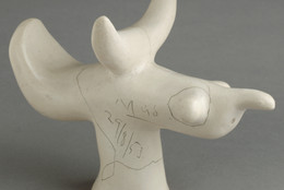 Joan Miró. Solar Bird. 1944–46. Plaster, 5 3/8 × 4 1/2 × 8 1/8" (13.7 × 11.4 × 21.6 cm). The Museum of Modern Art, New York. Ruth Vollmer Bequest. ©️ 2023 Successió Miró/Artists Rights Society (ARS), New York/ADAGP, Paris
