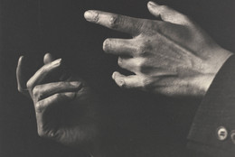 Ruth Bernhard. Hall Johnson Conducting His Negro Choir. 1938. Gelatin silver print, 7 1/4 × 9 1/8" (18.4 × 23.2 cm). The Museum of Modern Art, New York. Purchase