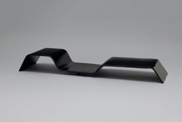 Oscar Niemeyer. “Modulo” Low Table. 1978. Painted plywood and steel, 9 1/2 × 75 3/4 × 19 3/4" (24.1 × 192.4 × 50.2 cm). The Museum of Modern Art, New York. Committee on Architecture and Design Funds