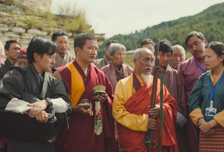 The Monk and the Gun. 2023. Bhutan/Taiwan/France/USA. Directed by Pawo Choynin Dorji. Courtesy Cinetic Media