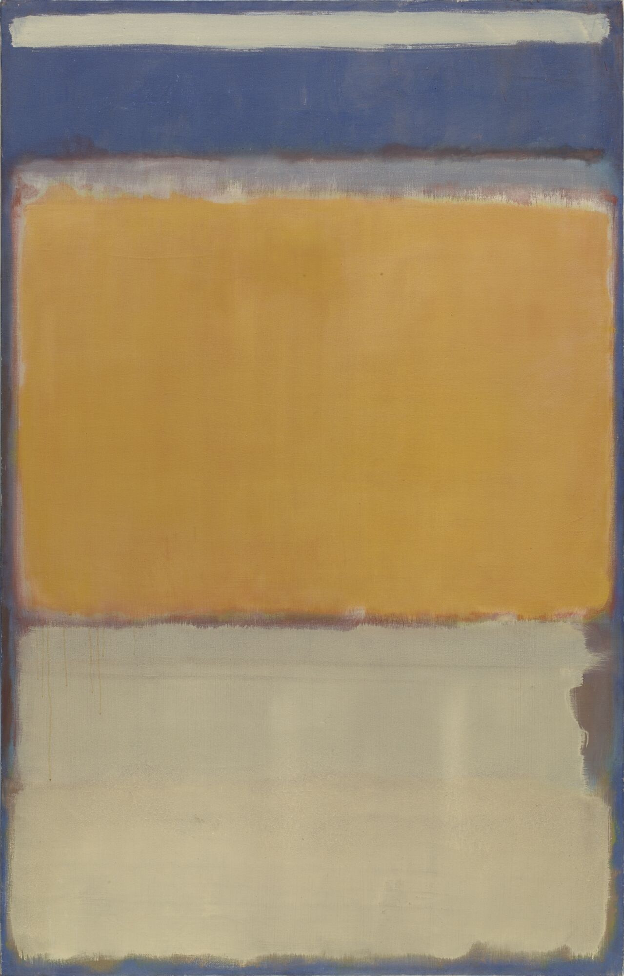 Mark Rothko. _No. 10._ 1950. Oil on canvas, 7' 6 3/8" x 57 1/8" (229.6 x 145.1 cm). Gift of Philip Johnson. © 1998 Kate Rothko Prizel &amp; Christopher Rothko/Artists Rights Society (ARS), New York