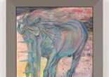 Jana Euler. Morecorn 5. 2021. Acrylic on canvas, artist’s frame, 65 1/2 × 49 3/4 × 15/16" (166.4 × 126.4 × 2.4 cm), including artist’s frame. The Museum of Modern Art, New York. Fund for the Twenty-First Century. © Jana Euler. Courtesy of the artist and Greene Naftali, New York