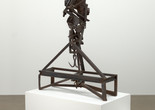 Melvin Edwards. The Lifted X. 1965. Steel, 65 × 45 × 22" (165.1 × 114.3 × 55.9 cm). Committee on Painting and Sculpture Funds. © 2024 Melvin Edwards/Artists Rights Society (ARS), New York