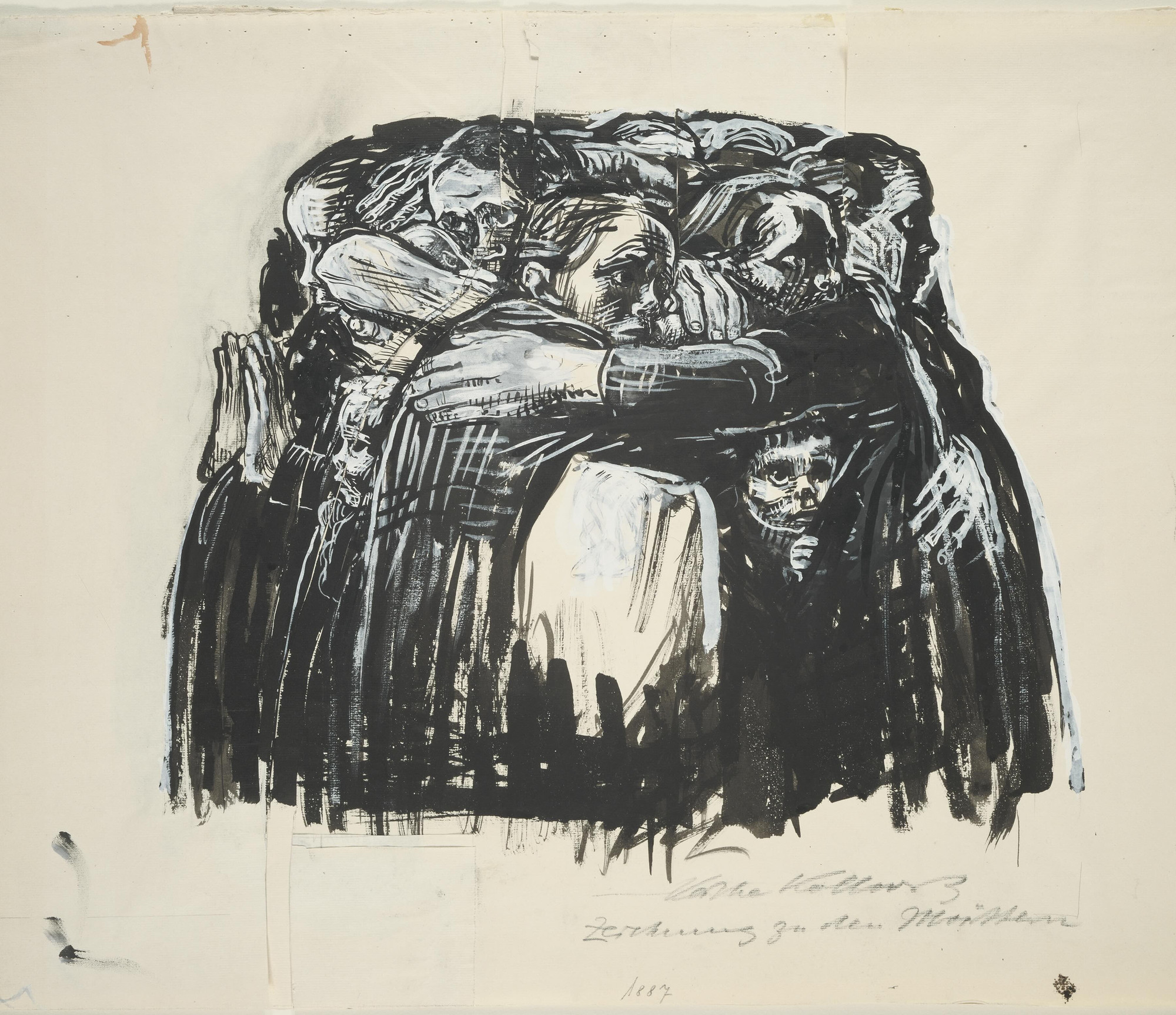 Study for *The Mothers* (plate 6 from *War*)