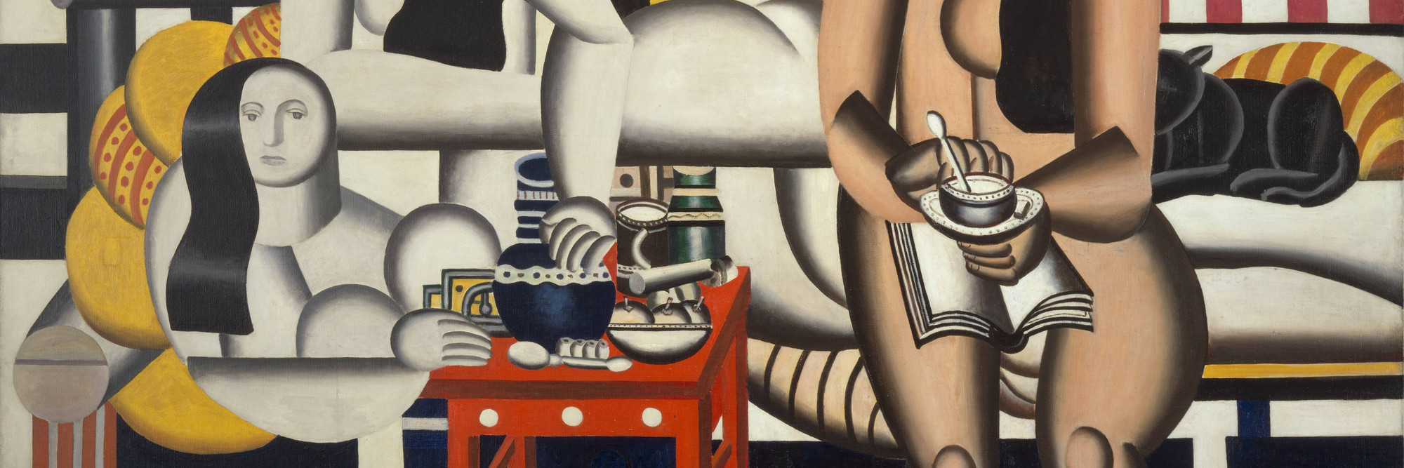 Fernand Léger. Three Women. 1921–22. Oil on canvas, 6' 1/4" × 8' 3" (183.5 × 251.5 cm). The Museum of Modern Art, New York. Mrs. Simon Guggenheim Fund. © 2024 Artists Rights Society (ARS), New York/ADAGP, Paris