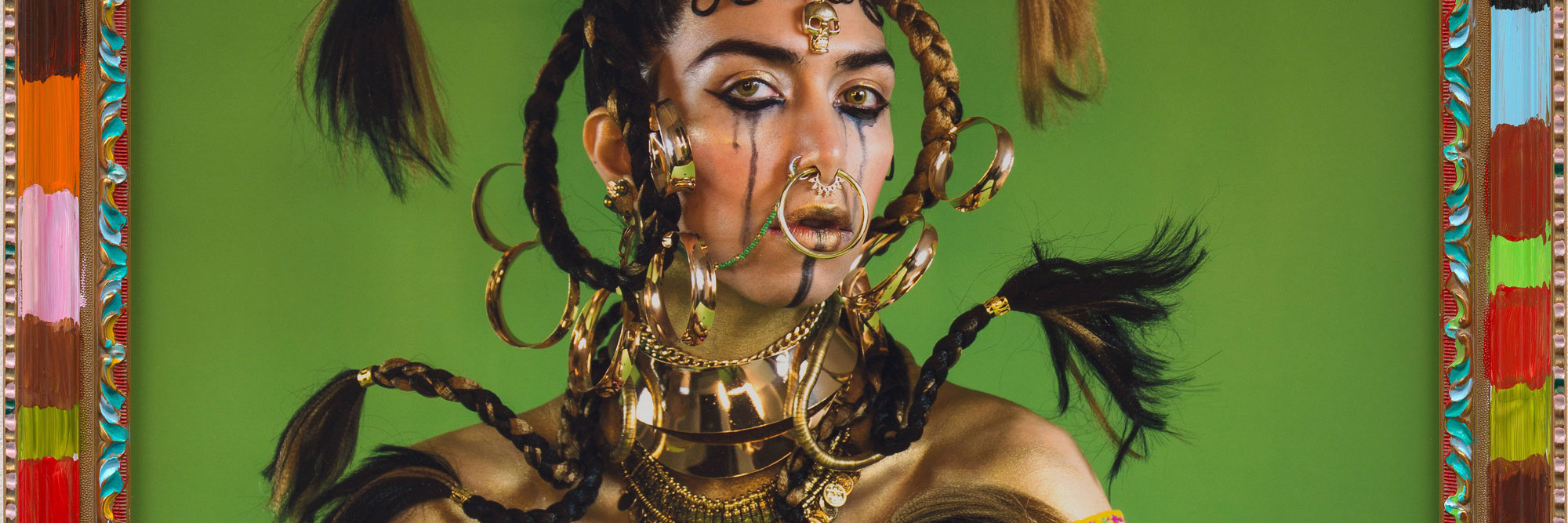 Martine Gutierrez. Demons, Tlazoteotl ‘Eater of Filth,’ p92 from Indigenous Woman. 2018. Chromogenic print, 41 1/2 × 28 1/2" (105.4 × 72.4 cm). The Museum of Modern Art, New York. Fund for the Twenty-First Century. © 2024 Martine Gutierrez