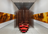 Montien Boonma. House of Hope. 1996–97. Herbs, spices, natural binders, cotton string, painted wood, and steel, 13' 1 1/2" × 9' 10 1/8" × 19' 8 1/4" (400 × 300 × 600 cm). Gift of Dakis and Lietta Joannou. © 2024 Montien Boonma. Courtesy of the Montien Boonma Estate