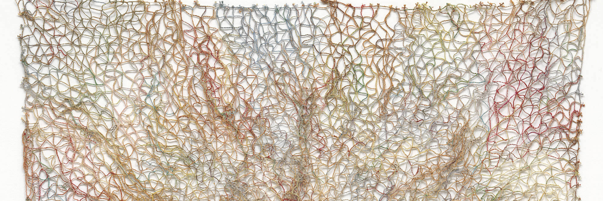 Ed Rossbach. Constructed Color Wall Hanging. 1965. Synthetic raffia, 57 × 71" (144.8 × 180.3 cm). The Museum of Modern Art, New York. Emery Fund