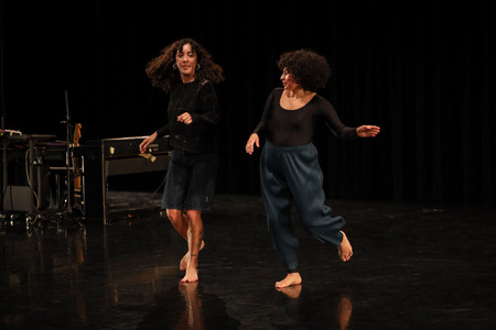 Mariana Valencia. Arrival (work-in-process). 2024. With music by Jazzy Romero. Performed at the Maggie Allesee National Center For Choreography at the Florida State University School of Dance. Photo: Chris Cameron