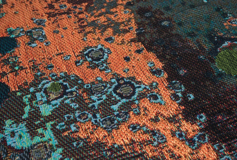 Detail of textile in progress for Otobong Nkanga: Cadence. Courtesy of Otobong Nkanga. © Otobong Nkanga. Photo: Wim van Dongen