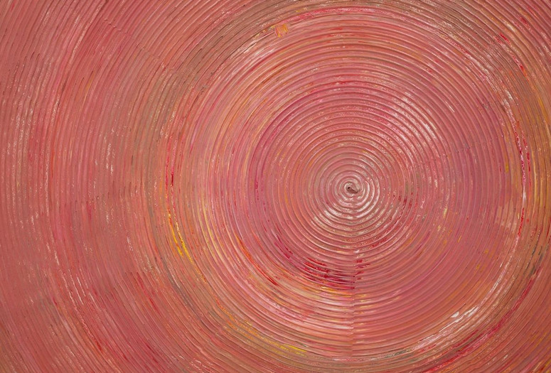 Jack Whitten. Four Wheel Drive (detail). 1970. Acrylic on canvas. Private collection. © Jack Whitten Estate. Courtesy the Estate and Hauser &amp; Wirth, Photo by Genevieve Hanson