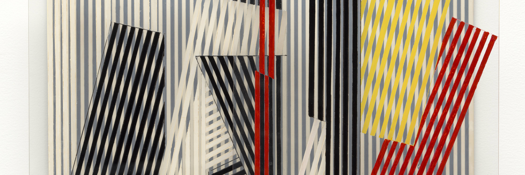 Jesús Rafael Soto. Double Transparency. 1956. Oil on plexiglass and wood with metal rods and bolts, 21 5/8 × 21 5/8 × 12 5/8" (55 × 55 × 32 cm). Gift of Patricia Phelps de Cisneros through the Latin American and Caribbean Fund in honor of Ana Teresa Arismendi