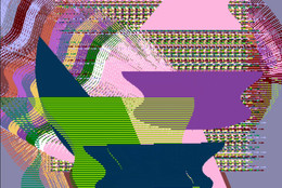 Samia Halaby. Niihau. 1986. 4k video (color, sound), 42 sec. Gift of Ryan Zurrer, 1of1 AG. © 2025 Samia Halaby. Courtesy the artist and Sfeir-Semler Gallery Beirut/Hamburg