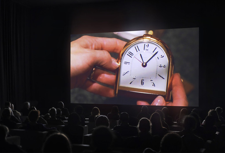 Image credit: Christian Marclay. The Clock. 2010. Video (black and white and color, sound), 24 hrs. The Museum of Modern Art, New York. Promised gift from the Collection of Jill and Peter Kraus. © 2025 Christian Marclay. Courtesy Paula Cooper Gallery and White Cube. Installation view, Christian Marclay—The Clock, The Museum of Modern Art, New York, December 21, 2012–January 21, 2013. Photo: Thomas Griesel