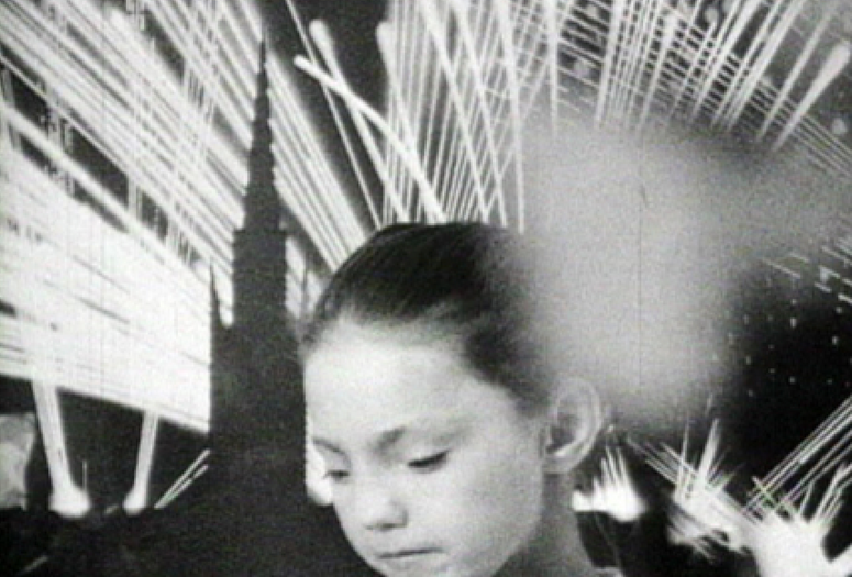 Leslie Thornton. Still from Peggy and Fred in Hell: The Prologue. 1984. Video (black and white, sound), 19:40 min. Image courtesy Electronic Arts Intermix (EAI), New York