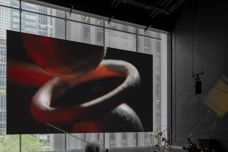 Rosa Barba. Charge. 2025. 35mm film (color, sound), 25:33 min. Co-commissioned by The Museum of Modern Art, New York, and The Vega Foundation, Toronto. ©️ Rosa Barba