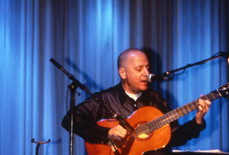 Stephen Prina. Sonic Dan. 1994. Performed at SO 36, Berlin, Germany, November 3, 1996. Photo: David Brandt. Courtesy of the artist and Petzel, New York. © 2025 Stephen Prina