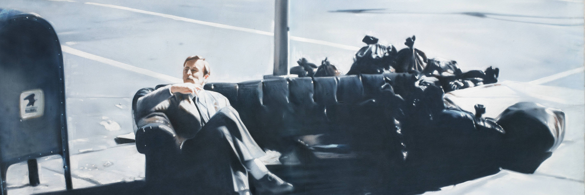 Martin Kippenberger. Untitled from the series Dear Painter, Paint for Me [Lieber Maler, male mir]. 1981. Acrylic on canvas, 7' 10 1/2" × 9' 9 3/4" (240 × 299.1 cm). The Museum of Modern Art, New York. Gift of Steven and Alexandra Cohen. © 2025 Estate Martin Kippenberger, Galerie Gisela Capitain, Cologne