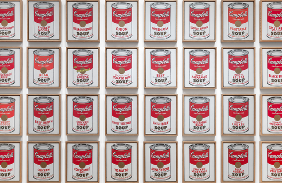 Andy Warhol. Campbell's Soup Cans. 1962